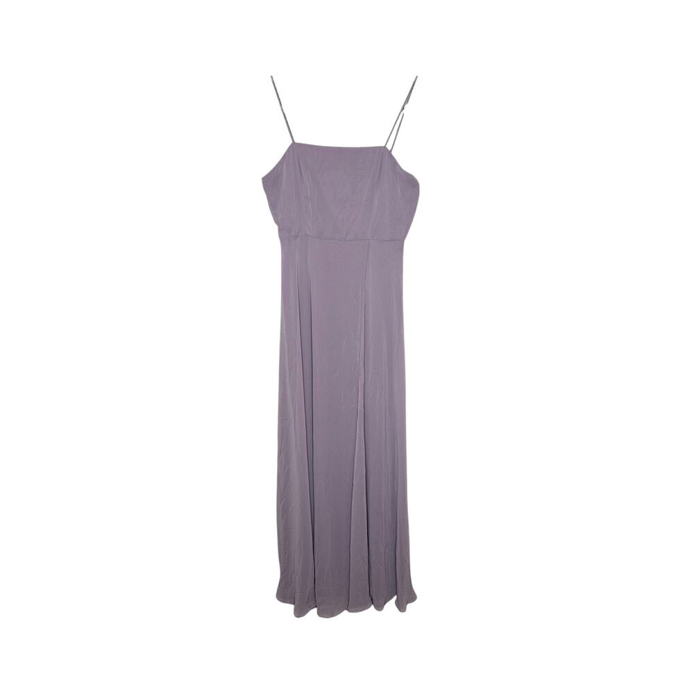 Lovely Bridesmaids LB012 Elliott Dress 6 Lilac Purple Chiffon Square Neck Maxi